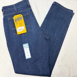Carhartt Rugged Flex Relaxed Mid‎ Rise Fit Dark Blue Straight Leg Jeans Size 8T thumbnail 1