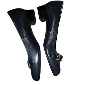 Mark Lemp Classics Blue Leather Shoes Size 9 N thumbnail 2