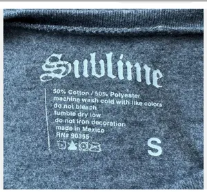 Sublime Long Beach Ca Sz S Tee T-Shirt Top Gray W Print Super Cool thumbnail 5