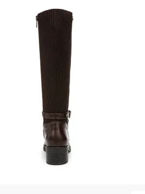 LifeStride Women's Brittany Knee High riding brown Boots NEW size 8.5 Wide thumbnail 3