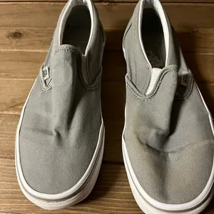 Vans grey slip on men's size 6 women's 7.5 thumbnail 2