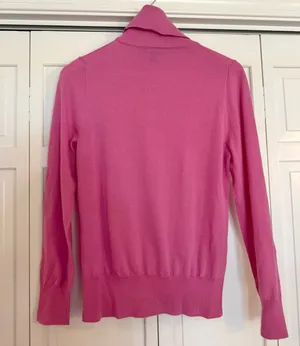 J.crew 100% merino wool turtleneck sweater M Pink Size M thumbnail 5