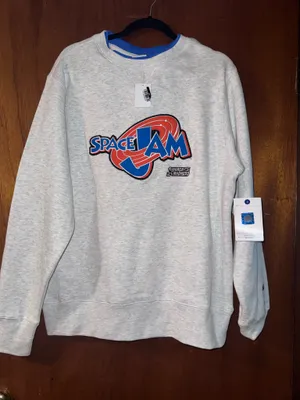 NWT Champion Space Jam March Madness NCAA Crewneck Sweatshirt M thumbnail 1