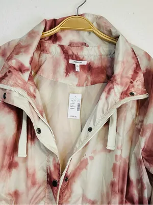 Maurice's Tie-Dye Pink Anorak Jacket with Drawstring Waist - Women thumbnail 6