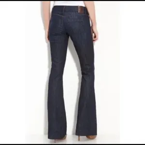 Dylan George & Co Diane Flare Dark Blue Low Rise Trouser Denim Jeans‎ thumbnail 2