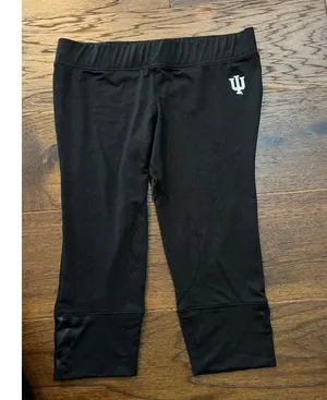IU Indiana university adidas cropped leggings thumbnail 3