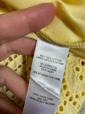 Altar'd State Dress Eyelet Mini yellow thumbnail 7