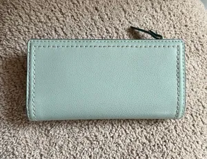 Kate Spade Wallet Leather Light Blue thumbnail 2