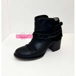 Freebird by Steven Casey Leather Distressed Suede Lace-Up Edgy Short Ankle Boots Booties 8 thumbnail 6