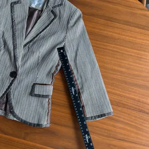 Lucy Paris Striped Blazer S Pinstripe Y2K Academia Preppy Fall Riding Jacket thumbnail 12