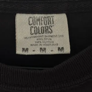 "Salty." Comfort Colors 100% cotton T-shirt Black M Tropical Conscious Veg thumbnail 4