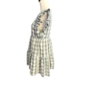 English Factory Green and White sleeveless dress Medium thumbnail 2