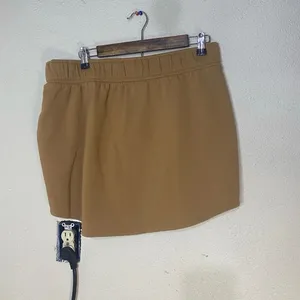 Wild Fable Brown Sweatshirt Mini Skirt Womens Size L Pull On Casual Lounge Skirt thumbnail 5