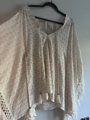 Ramy Brook Crochet Ponco/Coverup thumbnail 1