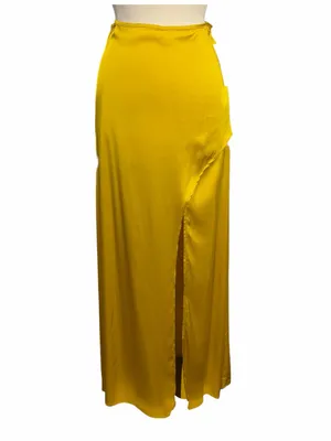 NWT CHASER Noemi‎ Mimosa Maxi Skirt, Small ($98) thumbnail 3