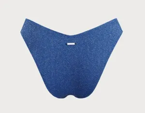 Berlook Blue Lurex Low Waisted Bikini Bottom ONLY 17 thumbnail 8