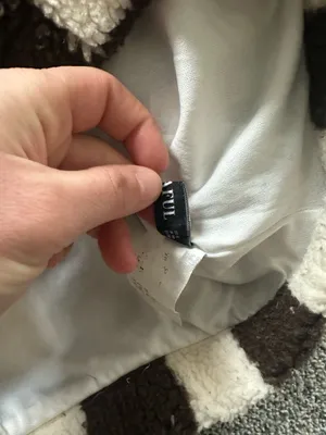 ZAFUL checkered Sherpa sweatshirt thumbnail 3