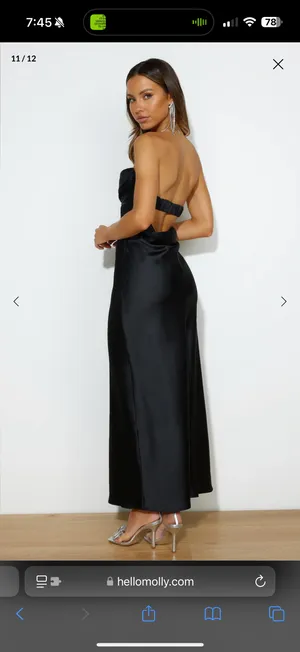 Hello Molly Dress Black Size 8 thumbnail 3
