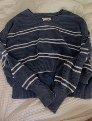 Aerie Striped Sweater Knit thumbnail 1