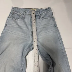 Madewell The Perfect Vintage Straight Jean Womens 26 Distressed Light Blue Denim thumbnail 9