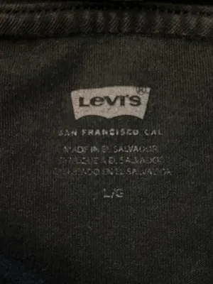 Levi's Shirt Womens Large Black Levi Strauss Two Horse Graphic Tee Top Logo thumbnail 6