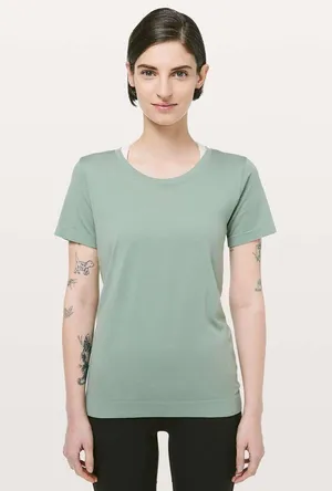Lululemon Swiftly Tech Short Sleeve (Breeze) *Relaxed Fit Palm Court | Size 4 thumbnail 5