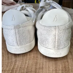 Allbirds Wool Pipers Cream White Merino Wool Low Top Sneakers Womens 6 thumbnail 5