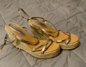 Wedges Gold Size 8 thumbnail 1