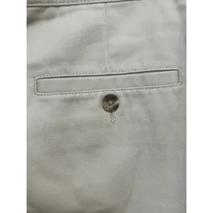 L.L.Bean Original Fit‎ Cotton Blend Pleated Pants Beige Women's Size 14 thumbnail 5