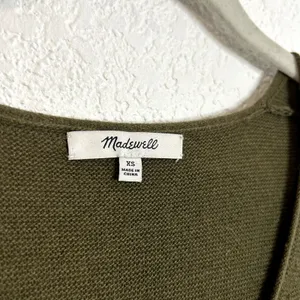 Madewell Kimball Pullover Sweater in Kale Olive Green Womens Size XS thumbnail 3