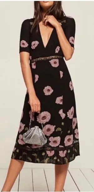 Reformation Alina Poppy Midi Dress thumbnail 1