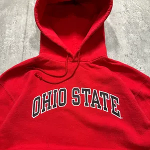 Vintage Champion Ohio State Buckeyes Sports Wear Hoodie Red thumbnail 2
