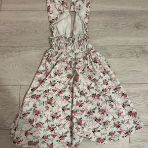 SHEIN Backless Floral Dress - Pink and White thumbnail 3