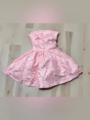 Babyboo NWT Women Small Pink Strapless Mini Dress Romantic Coquette Soft Girl thumbnail 6