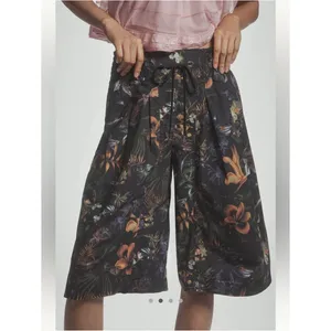 Anthropologie Ruched Poplin Gaucho Pants thumbnail 2