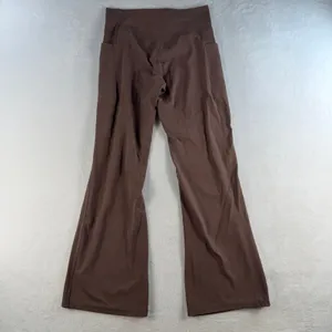 Member's Mark L Yoga Pants Everyday Flare High Rise Pockets Brown Bear‎ Athletic thumbnail 7