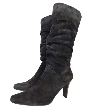 Vintage black Slouchy Boot Sz 9 by white mountain thumbnail 1