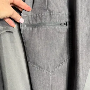 FIGS Zamora Joggers Women Large Gray Scrub Technical Pants Hospital Doctor Nurse thumbnail 5