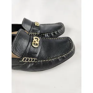 Cole Haan Women's Leather Driving Loafers Navy Gray Shoes Slip On 7.5 Size 8B thumbnail 4