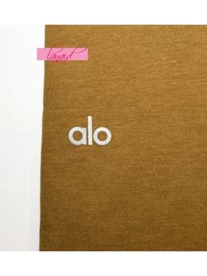 Alo Sway Bootcut Sweatpants Golden Olive Branch High-Rise Waist Flared Sweats S thumbnail 7