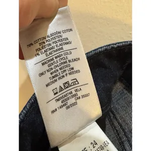 Joe's Jeans High Rise Skinny Ankle Jean Vela Size 24 Slightly‎ Distressed Dark thumbnail 10