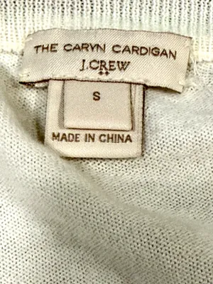 J. Crew The Caryn Cardigan Cotton lightweight sweater size S thumbnail 5