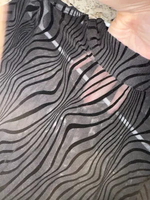 black long-sleeve mock-neck dress thumbnail 3