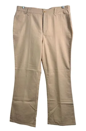 Lauren Jeans Co Ralph Lauren Tan‎ Beige Straight Leg High Rise Pants thumbnail 1