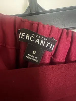J.Crew Garnet/Maroon Skirt thumbnail 3