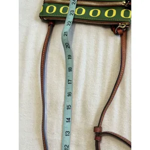 Dooney & Bourke Oregon Ducks College Print Crossbody Bag Logo Green/Yellow‎ Zip thumbnail 10