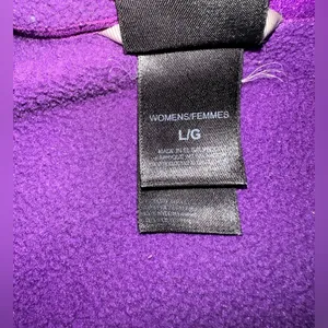 North Face purple full zip fleece jacket size L thumbnail 7