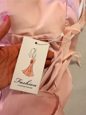 NWT Fashion Light Pink Satin Slip Dress with Ruffle Straps thumbnail 4