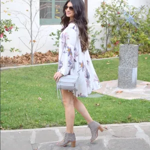 Free People ✨HP✨Electric Orchid Print Swing Tunic✨ thumbnail 4