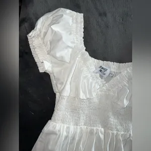 Princess Polly Daniela Mini Dress in White Size 4 thumbnail 10